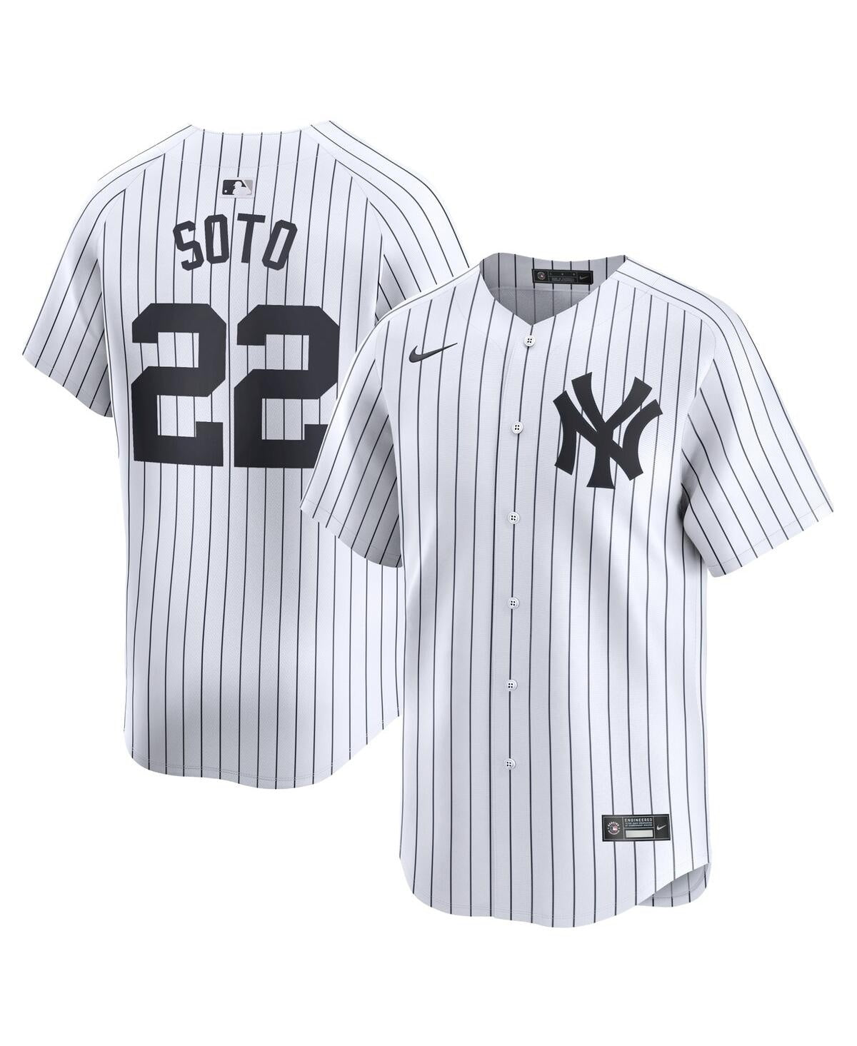 Men's New York Yankees Juan Soto White Home Player Jersey