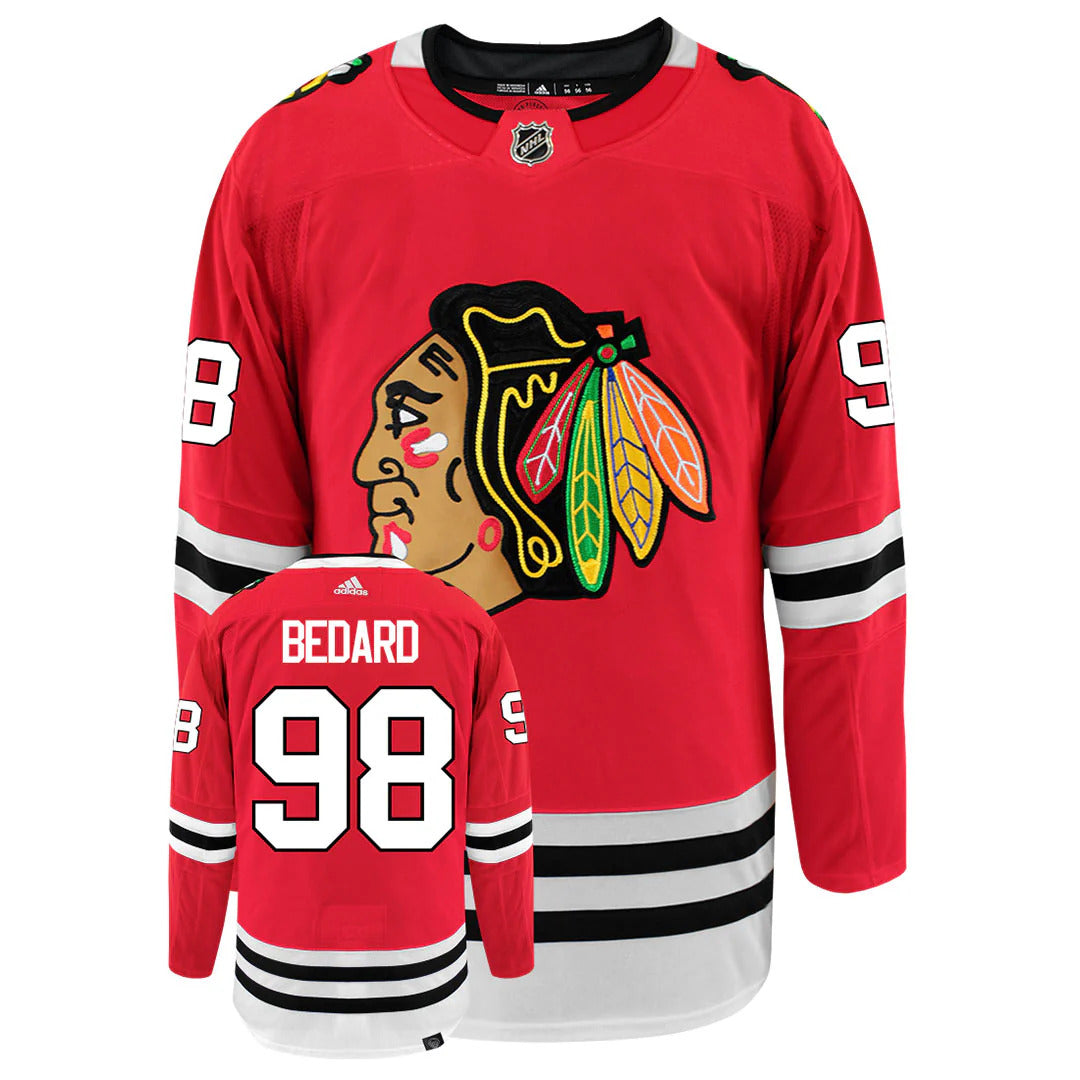 Connor Bedard Chicago Blackhawks NHL Hockey Jersey