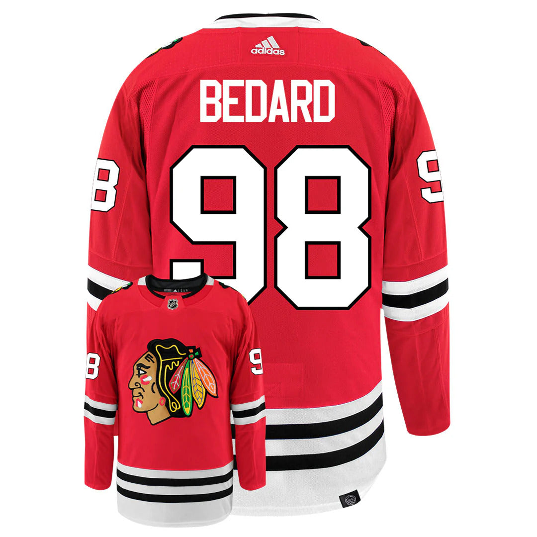 Connor Bedard Chicago Blackhawks NHL Hockey Jersey