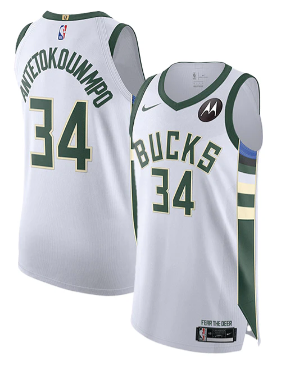 Giannis Antetokounmpo Milwaukee Bucks Away Jersey