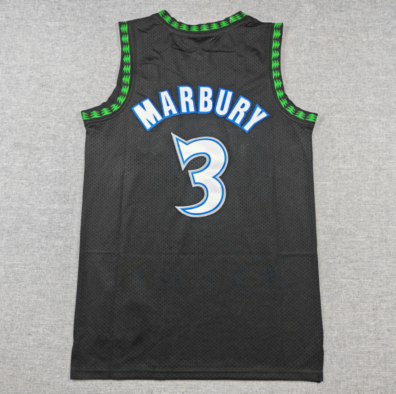 Stephon Marbury Black Minnesota Timberwolves 1997/98 Hardwood Classics Swingman Jersey