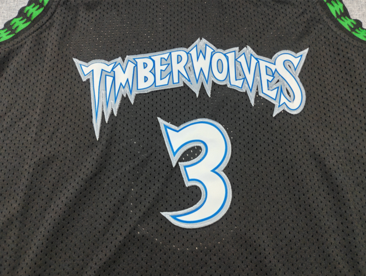 Stephon Marbury Black Minnesota Timberwolves 1997/98 Hardwood Classics Swingman Jersey