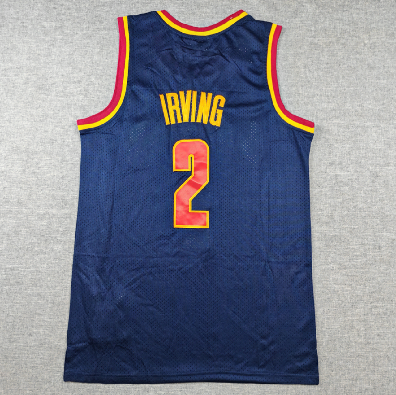 Men's Cleveland Cavaliers Kyrie Irving Blue 2011/12 Hardwood Classics Swingman Jersey