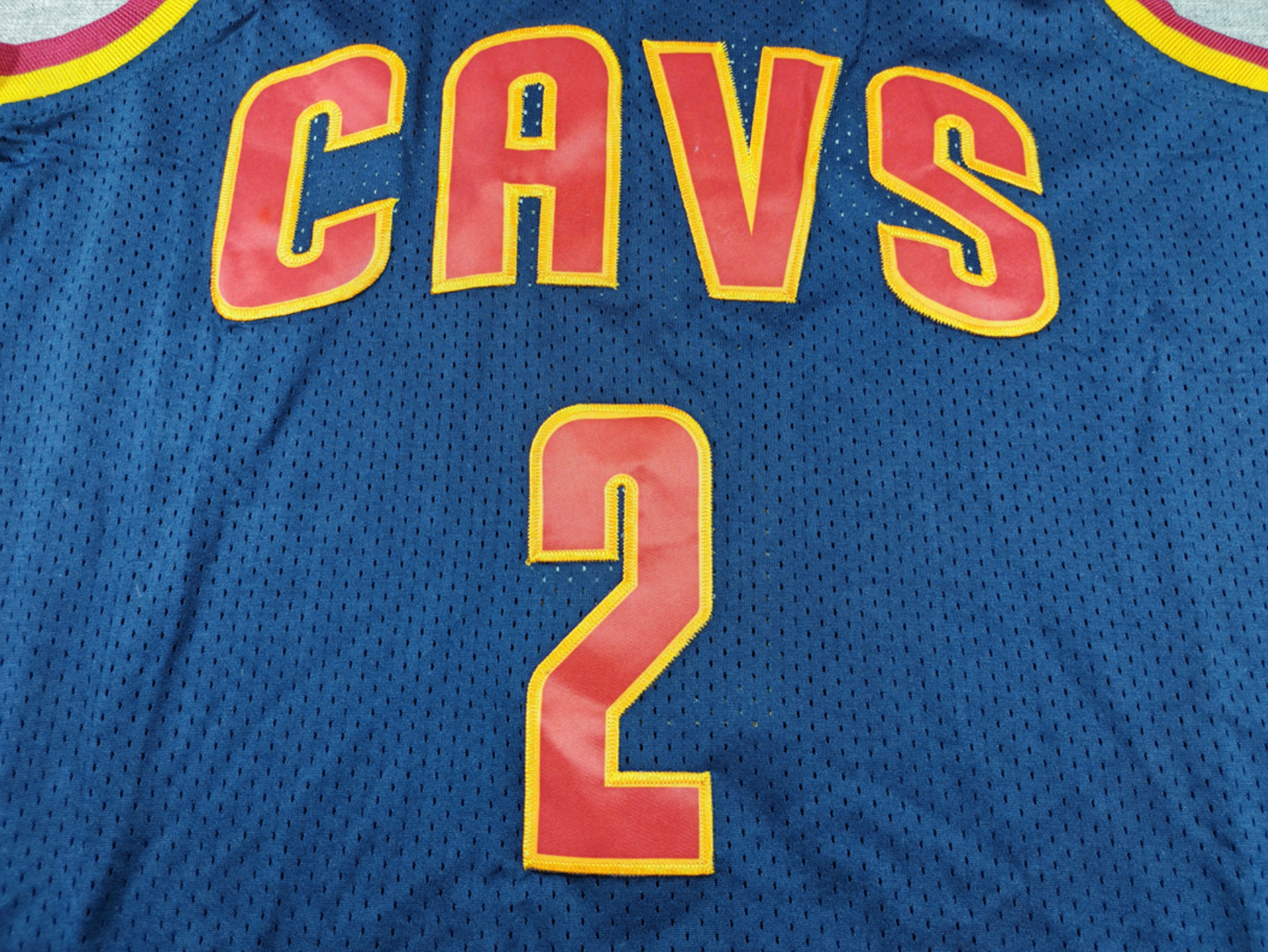 Men's Cleveland Cavaliers Kyrie Irving Blue 2011/12 Hardwood Classics Swingman Jersey