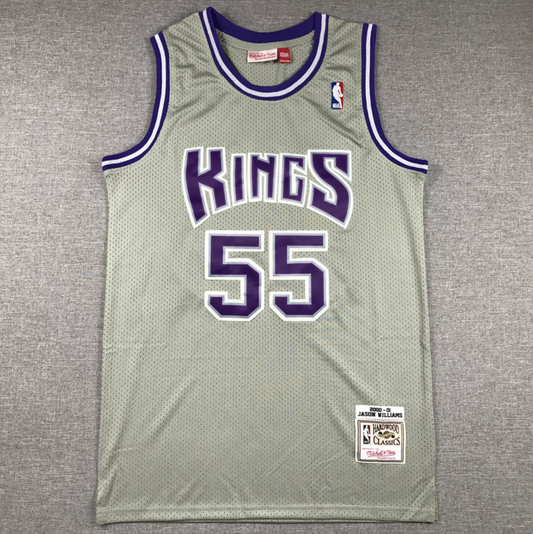 Jason Williams Sacramento Kings Hardwood Classics Swingman Jersey - Gray