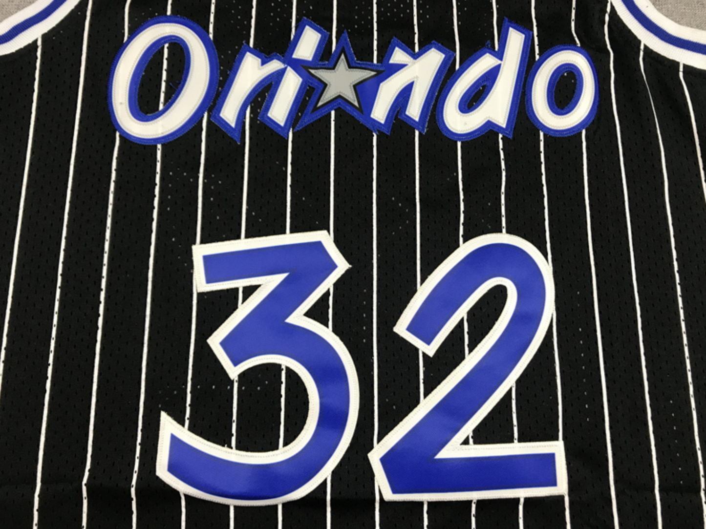 Shaquille O'Neal Black Orlando Magic Hardwood Classics Swingman Jersey