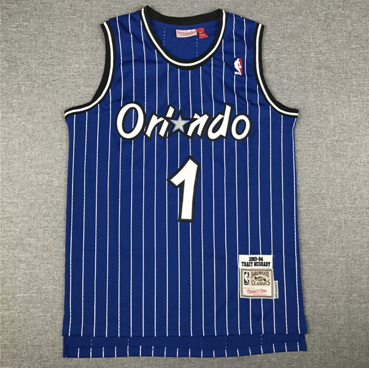 Tracy McGrady Blue Orlando Magic Hardwood Classics Swingman Jersey