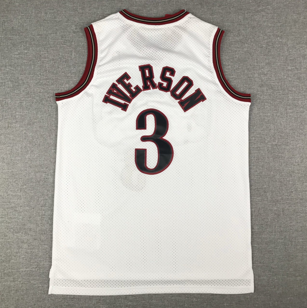 Allen Iverson 1997/98 White Swingman Hardwood Classics Jersey