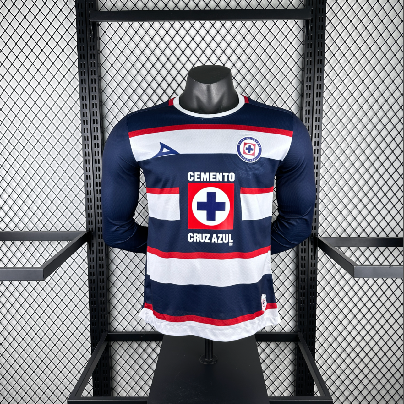 Cruz Azul Navy Blue Long Sleeve Jersey