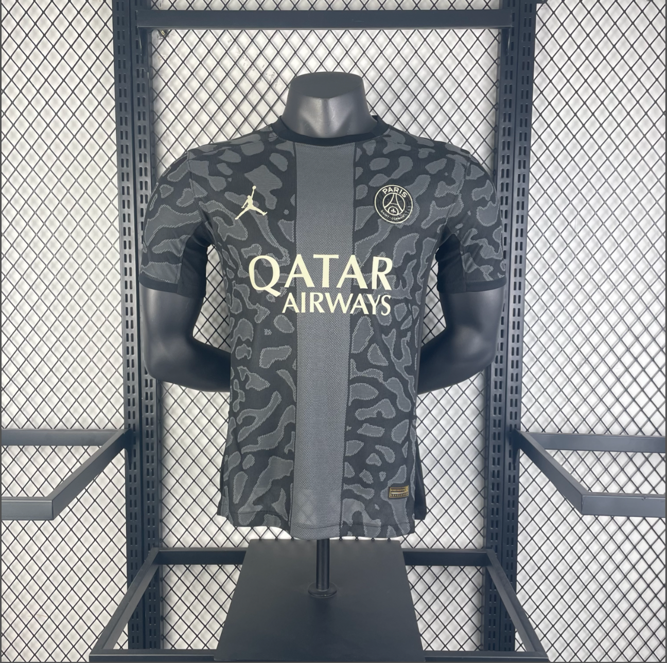 Paris Saint-Germain Jordan Brand 2023/24 Third Stadium Jersey - Anthracite