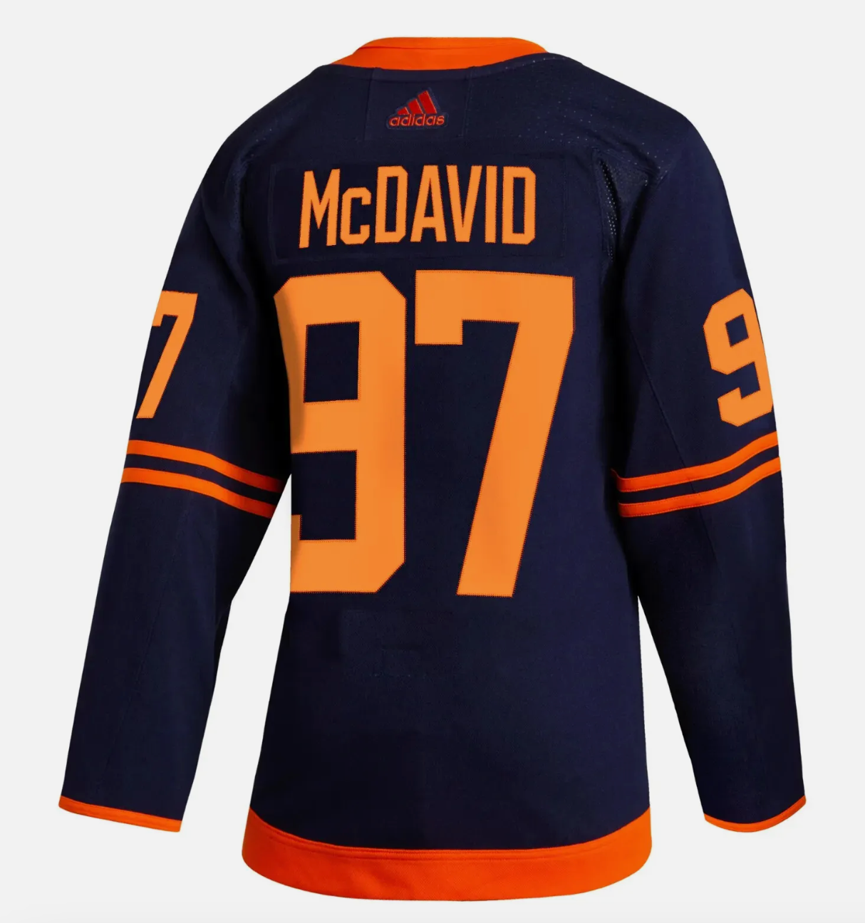 Men's Edmonton Oilers Connor McDavid Navy Alternate Authentic Jersey NHL