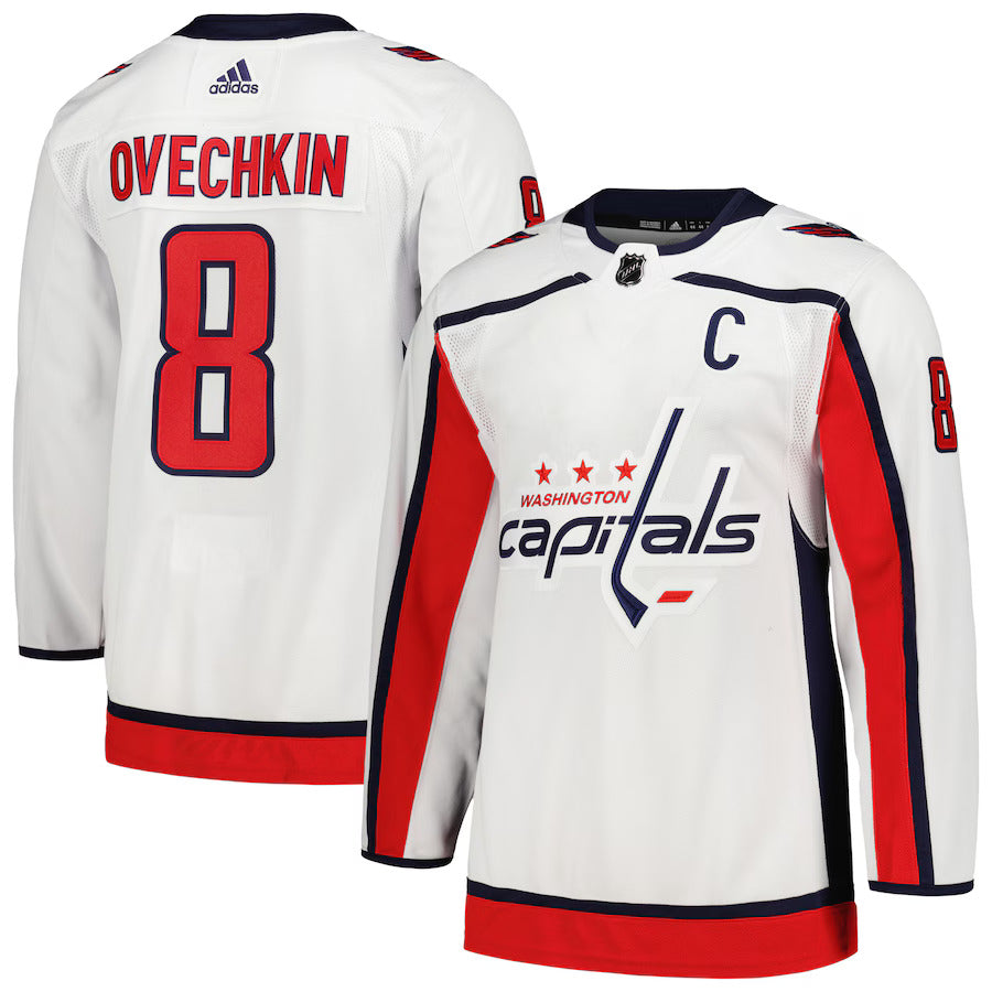 Alexander Ovechkin Washington Capitals Away Jersey - White