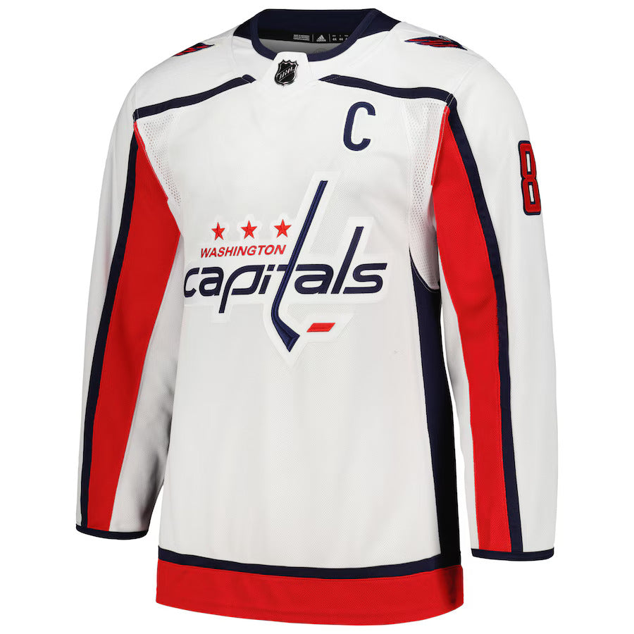 Alexander Ovechkin Washington Capitals Away Jersey - White