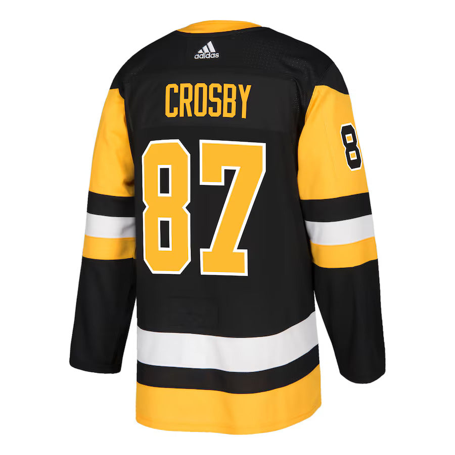 Sidney Crosby Pittsburgh Penguins Captain Patch Jersey - Black