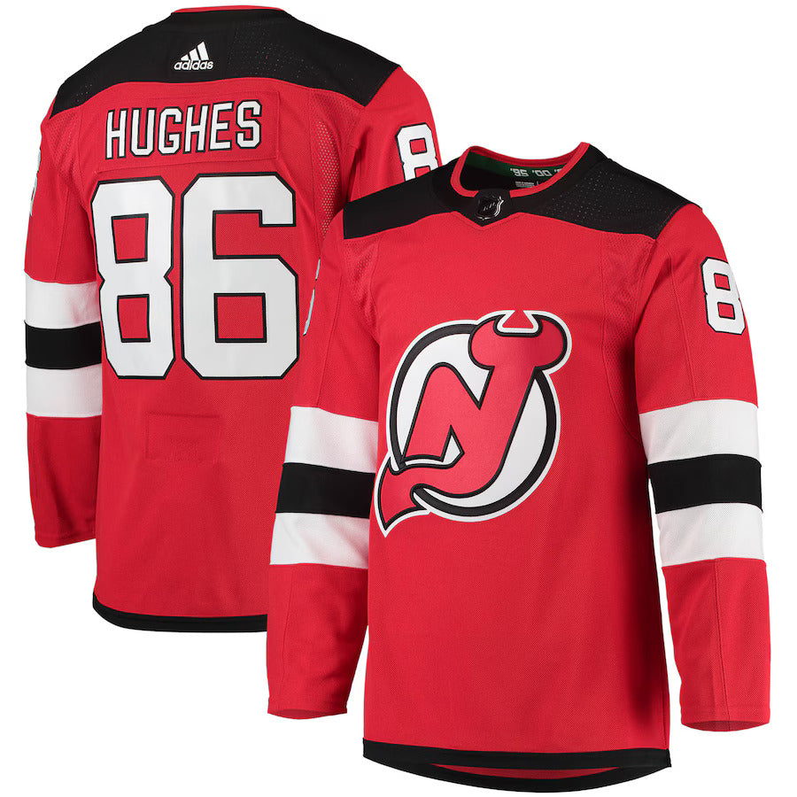 Jack Hughes New Jersey Devils Home Jersey - Red