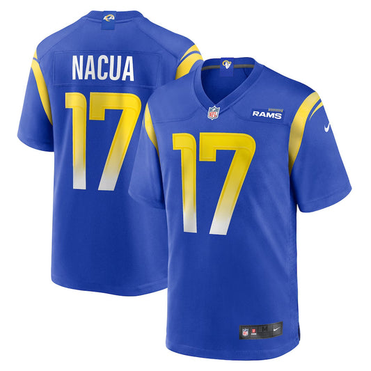 Puka Nacua Los Angeles Rams Game Jersey – Royal