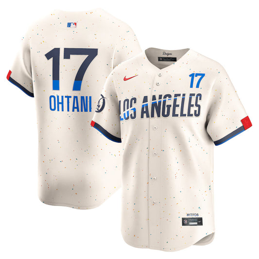 Men's Los Angeles Dodgers Shohei Ohtani Cream 2024 Jersey